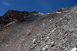 37 Climbing La Canaleta To Aconcagua Summit In The Centre